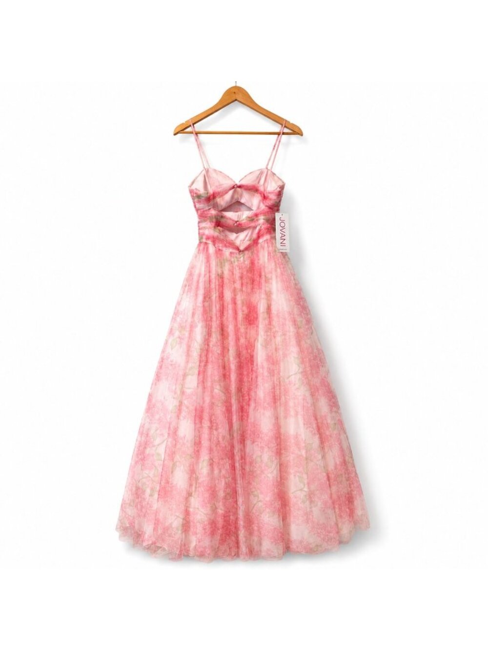 Jovani 40402 Romantic Floral Cutout Sweetheart Long Prom Formal Gown Womens 6 - Picture 3 of 10